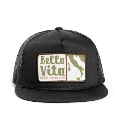 Bella Vita - Patch Hat (Black)