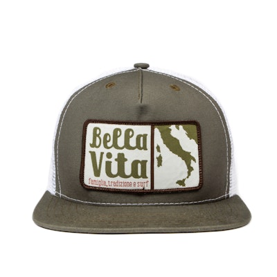 Bella Vita - Patch Hat (Olive)
